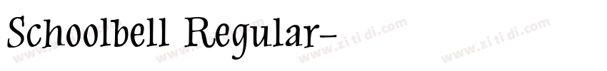 Schoolbell Regular字体转换